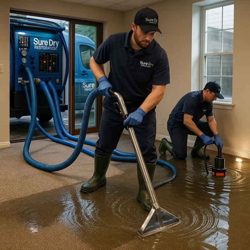 Water Extraction and Removal process in Gleason, TN
